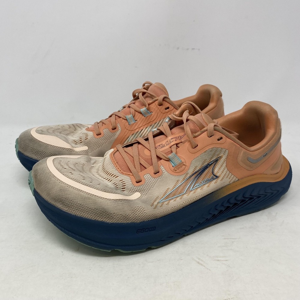 Altra Running Shoes Womens Size 10.5 Peach Blue GuideRail EGO MAX‎ AL0A82C0